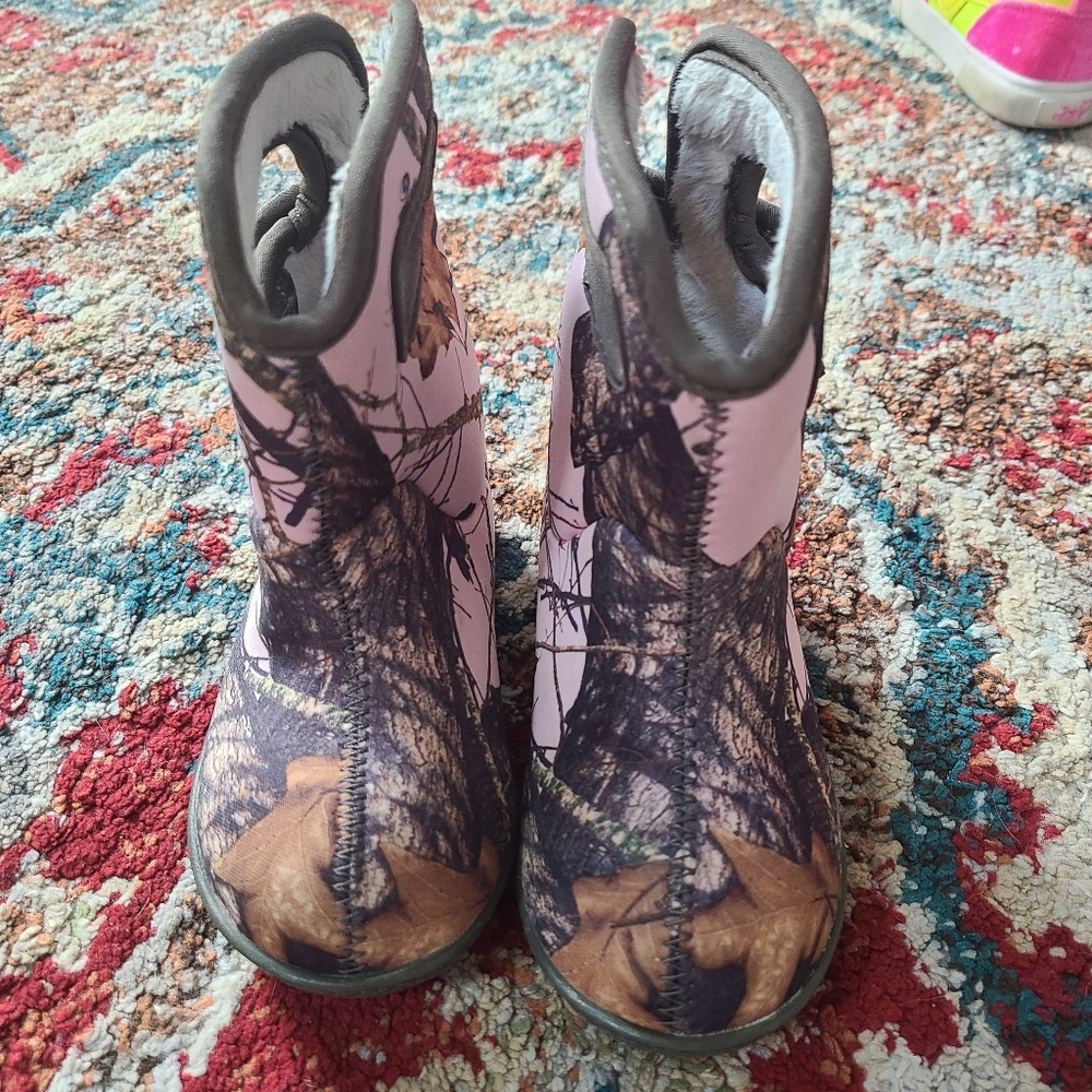 Camo Toddler Bogs